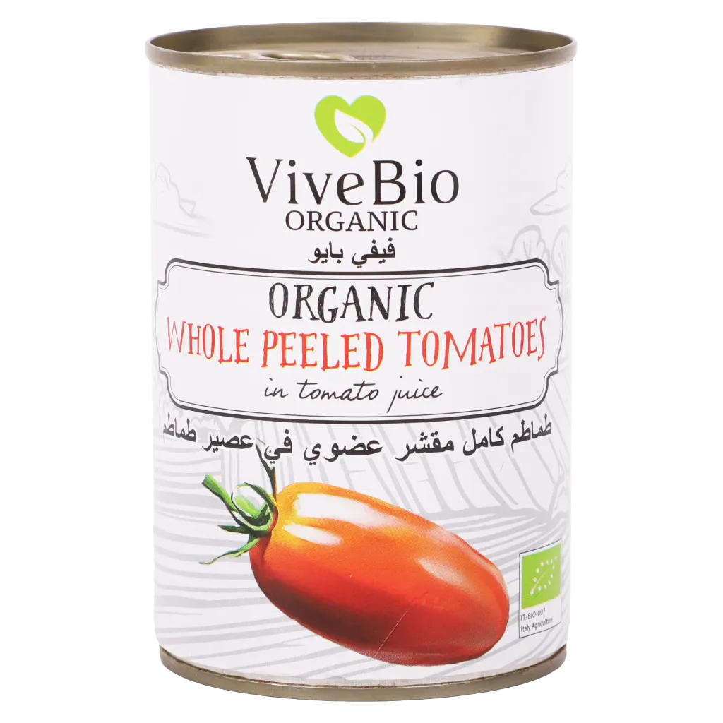 ViveBio Peeled Tomato - Organic